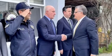 Sinop Valisi Özarslan’dan polis ve jandarmaya bayram ziyareti