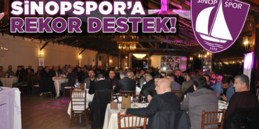 Beraberlik yemeğinde Sinopspor’a rekor destek!