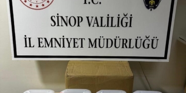 Sinop’ta 20 litre etil alkol ele geçirildi