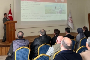 Sinop'ta çeltik üreticileri bilgilendirildi
