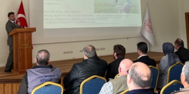 Sinop'ta çeltik üreticileri bilgilendirildi