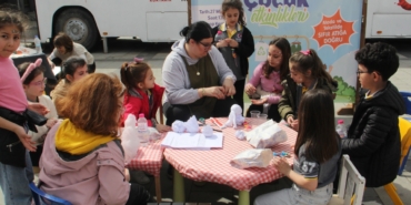 Sinop'ta çocuklar yaptıkları etkinlikle "sıfır atığa" dikkati çekti