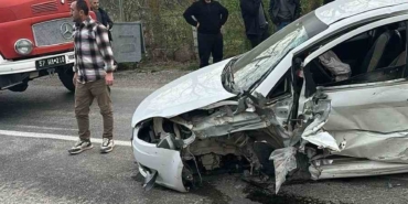 Sinop’ta iki otomobil çarpıştı: 7 yaralı