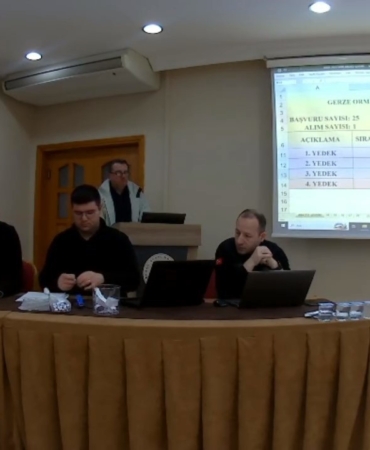 Sinop’ta işçi alımı için kuralar çekildi