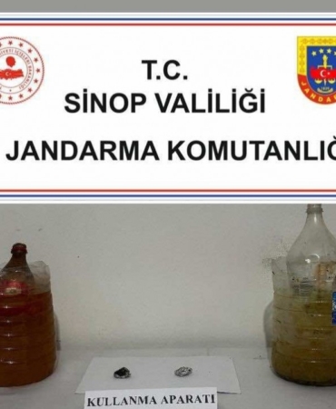 Sinop’ta uyuşturucu operasyonu