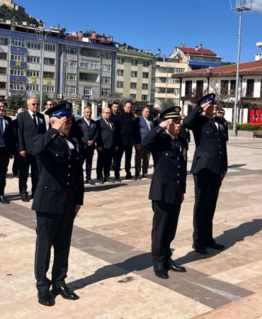 Sinop'un ilçelerinde Türk Polis Teşkilatının 180. kuruluş yıl dönümü kutlandı
