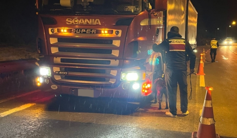 Tır dorsesinde yurt dışına kaçmaya çalışanlar yakalandı