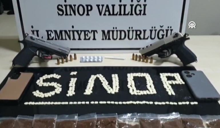 Sinop’ta narkotik operasyonu: 2 gözaltı