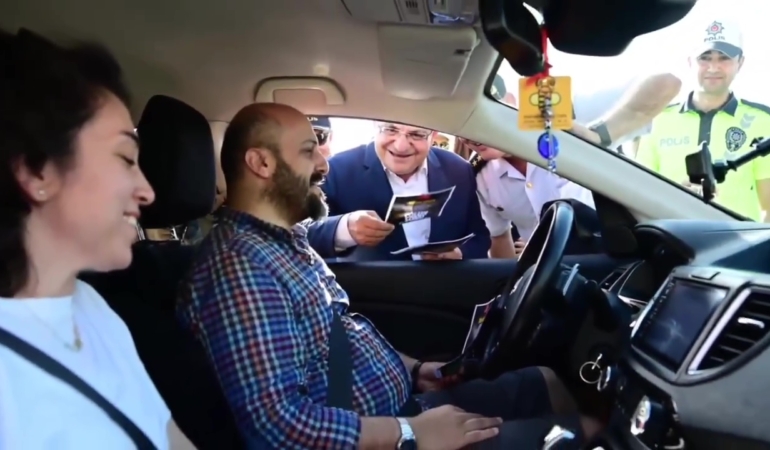 Sinop’ta bayram tatilinde trafik tedbirleri artırıldı