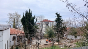 Sinop’taki tarihi camide çalışmalar devam ediyor