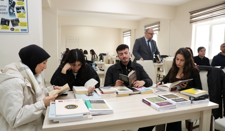 Sinop Üniversitesi “Türkiye Kitap Okuyor” etkinliğine katıldı