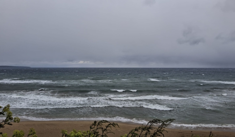 Sinop’ta fırtına nedeniyle dev dalgalar oluştu