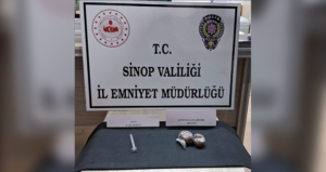 SİNOP’TA 19.50 GRAM SENTETİK KANNABİNOİD HAM MADDESİ YAKALANDI