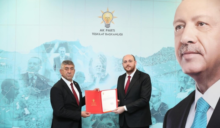 AK Parti Erfelek İlçe Başkanlığında görev değişimi