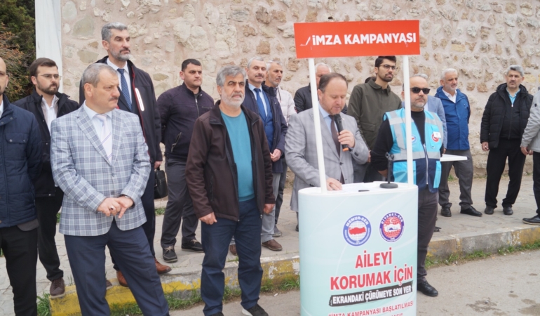 DİYANET-SEN’DEN AHLAKİ YOZLAŞMAYA KARŞI İMZA KAMPANYASI