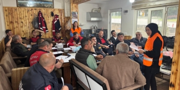 Boyabat'ta belediye personeline iş sağlığı güvenliği ve eğitimi verildi