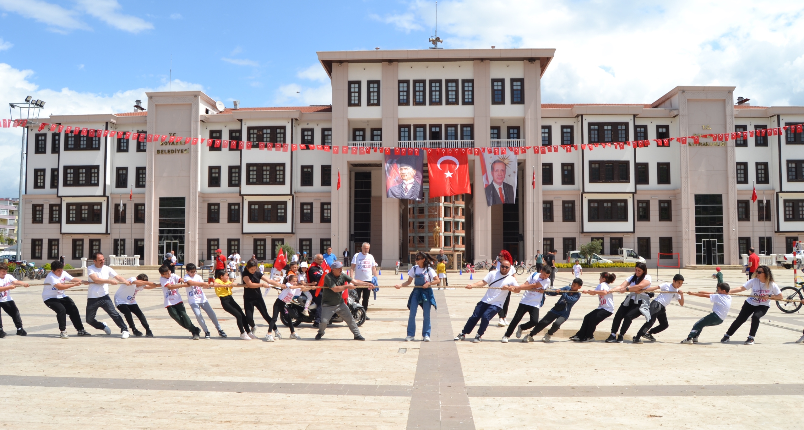 Boyabat'ta spor festivali yapıldı