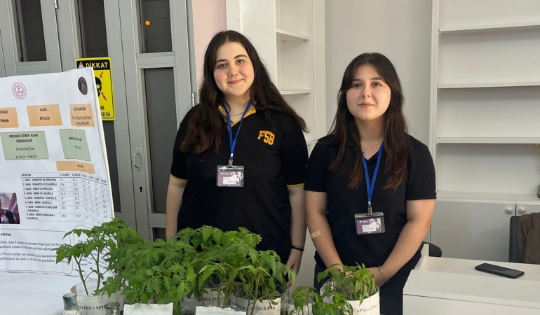 Sinop’ta öğrenciler yosundan gübre üretti