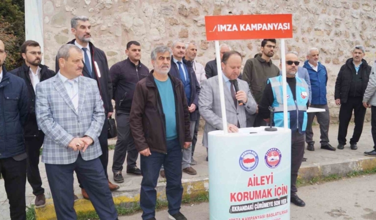 Ahlaki yozlaşmaya karşı Sinop’ta imza toplanıyor