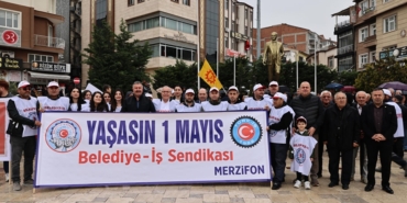 Merzifon’da 1 Mayıs Emek ve Dayanışma Günü kutlandı