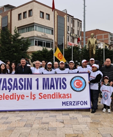 Merzifon’da 1 Mayıs Emek ve Dayanışma Günü kutlandı