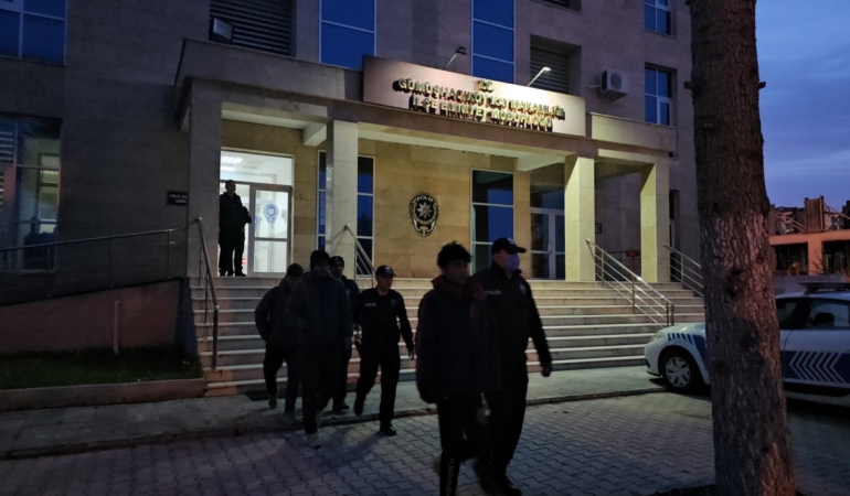 Amasya’da 5 düzensiz göçmen yakalandı