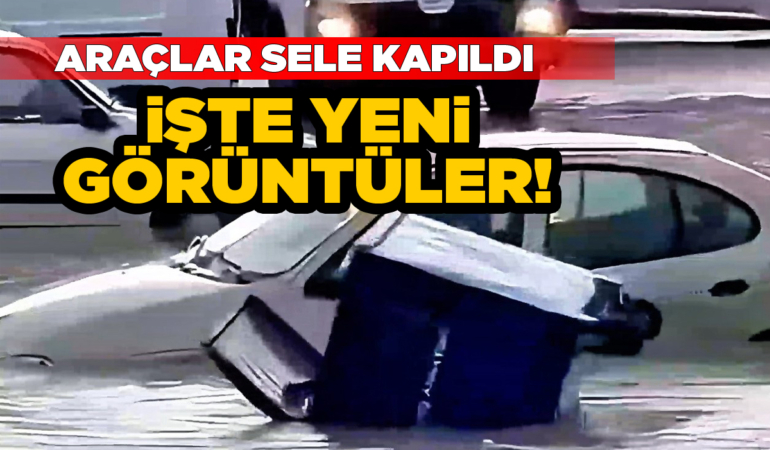 Boyabat’ı vuran selden yeni görüntüler ortaya çıktı