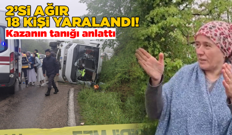 Sinop’taki korkunç kazanın tanığı o anları anlattı