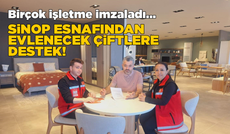 Sinop’ta ailelere ve evlenecek çiftlere özel indirimler