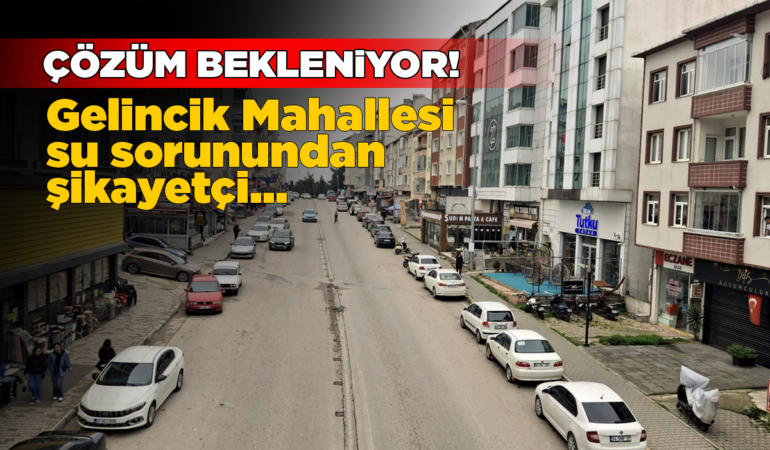 Gelincik Mahallesi’ndeki su sorununa çözüm aranıyor