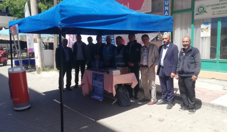 Hanönü’de kurban öncesi bağış standı