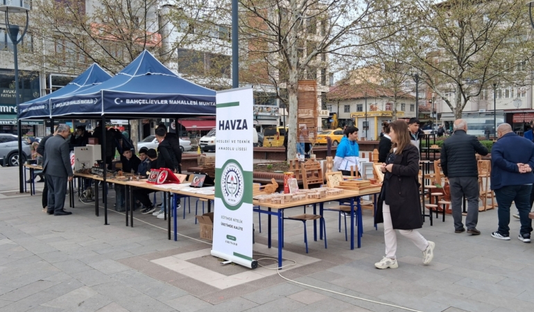 Havza MTAL tanıtım standı açtı