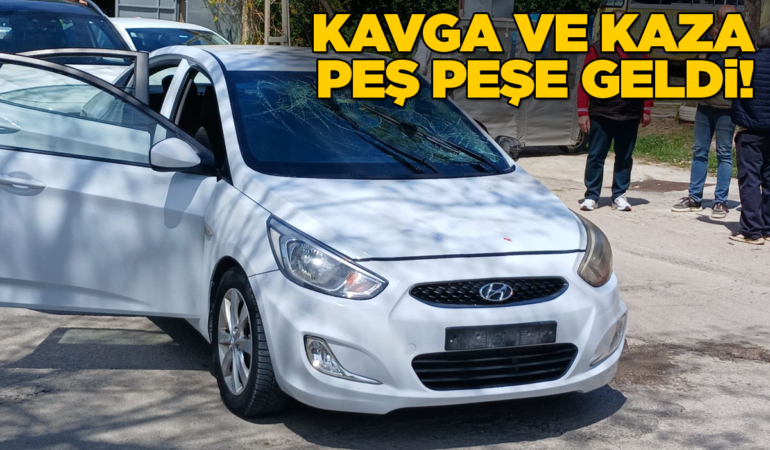 Sinop’ta trafikte gergin anlar