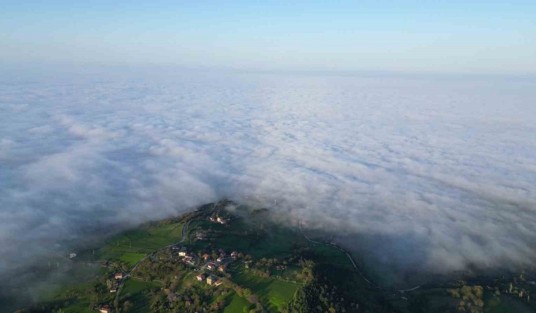 Sakin kentte sis güzelliği