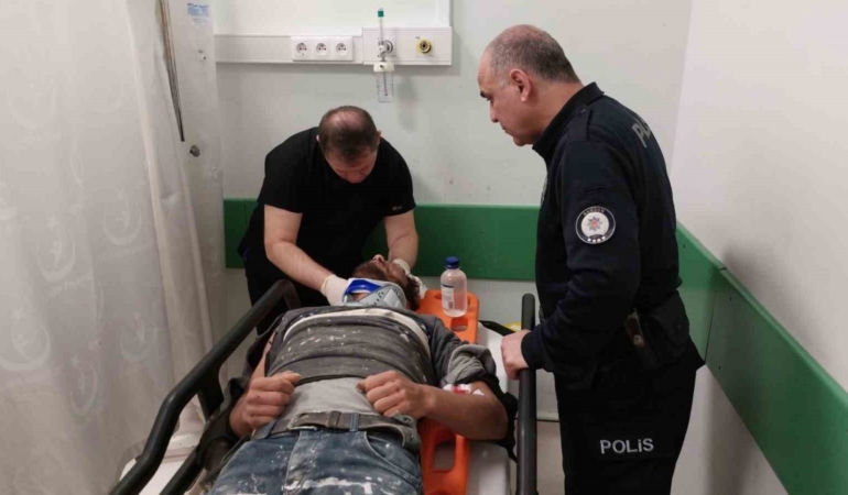 Samsun’da bir işçi inşaattan düştü