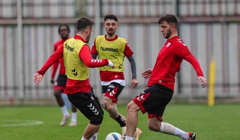 Samsunspor, Eyüpspor maçının antrenmanlarını sürdürdü