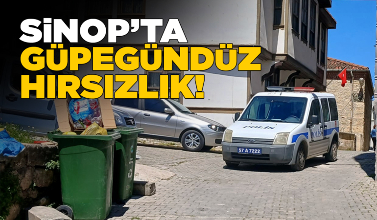 Sinop’ta otelden eşya çalındı