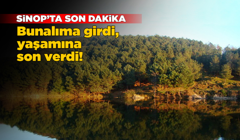Sinop’ta bir kişi kendini ağaca astı