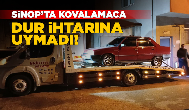 Polisi peşine taktı, cezadan kaçamadı!