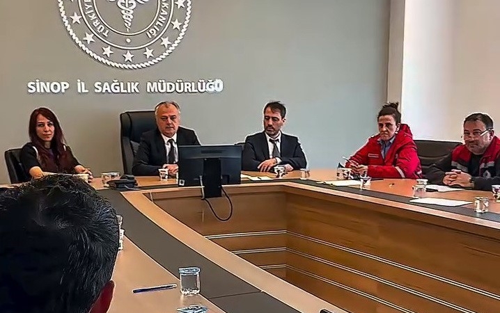 Sinop’ta afetlere hazırlık toplantısı yapıldı