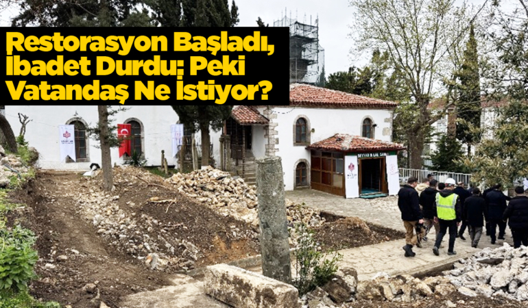 Sinop’ta tarihi cami kapalı, çözüm bekleniyor: “Bir Çadır Yeter”