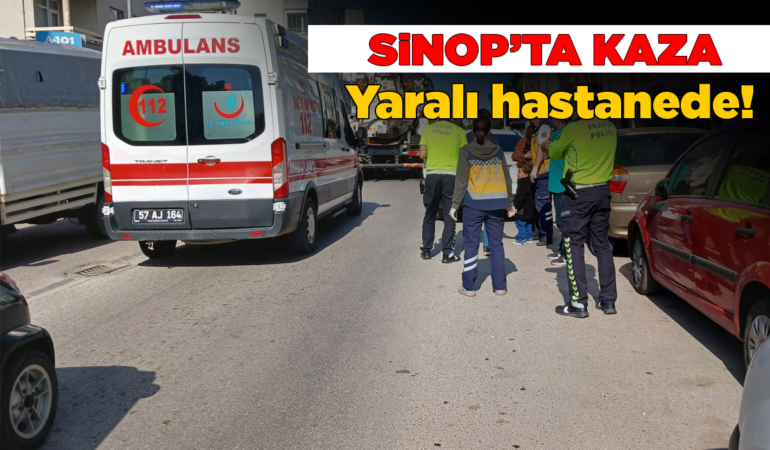 Sinop’ta zincirleme trafik kazası: Yaralı hastanede!