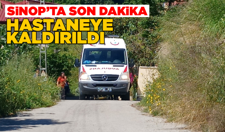 Sinop’ta yüksekten düşen kişi yaralandı