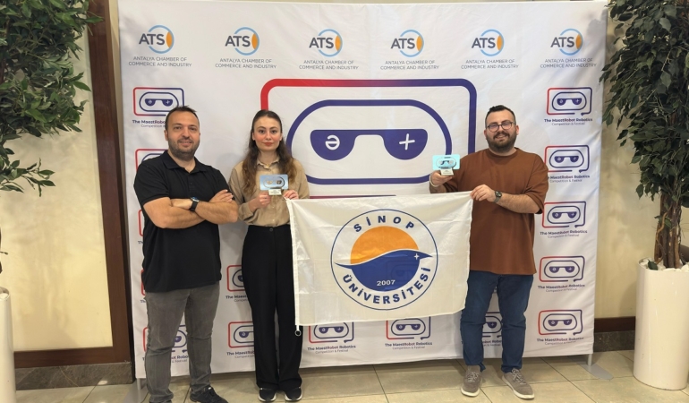 Sinop Üniversitesi robotik takımı Estonya yolcusu