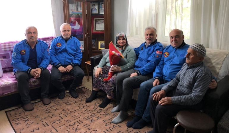 THK Sinop Şubesi’nden şehit annesine anlamlı ziyaret