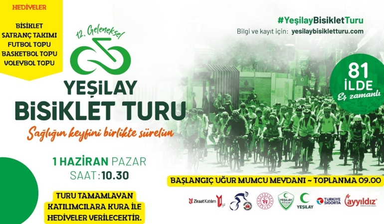 Sinop’ta bol hediyeli bisiklet turu