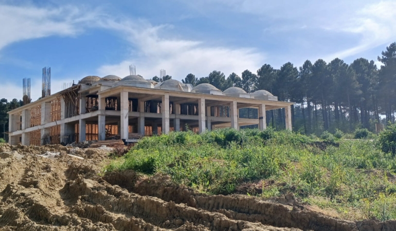 Sinop Üniversitesi Kampüs Camii’nin yapımı devam ediyor