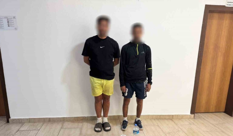 2 düzensiz göçmen yakalandı