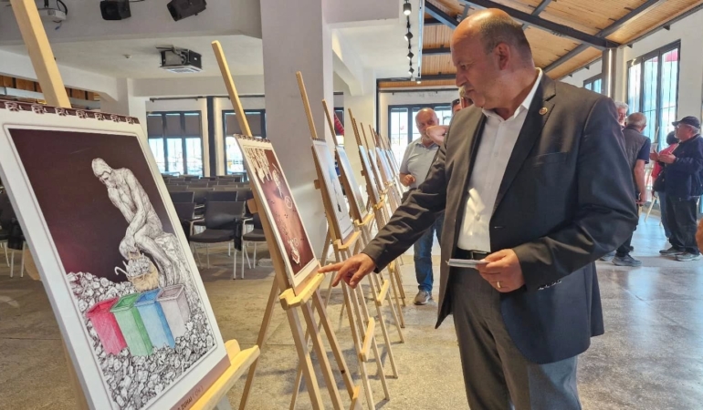 Sinoplu Diyojen Karikatür Yarışması sınırları aştı