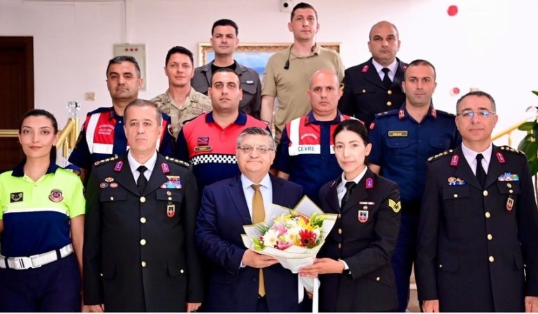 Sinop Jandarmasından Vali Özarslan’a ziyaret